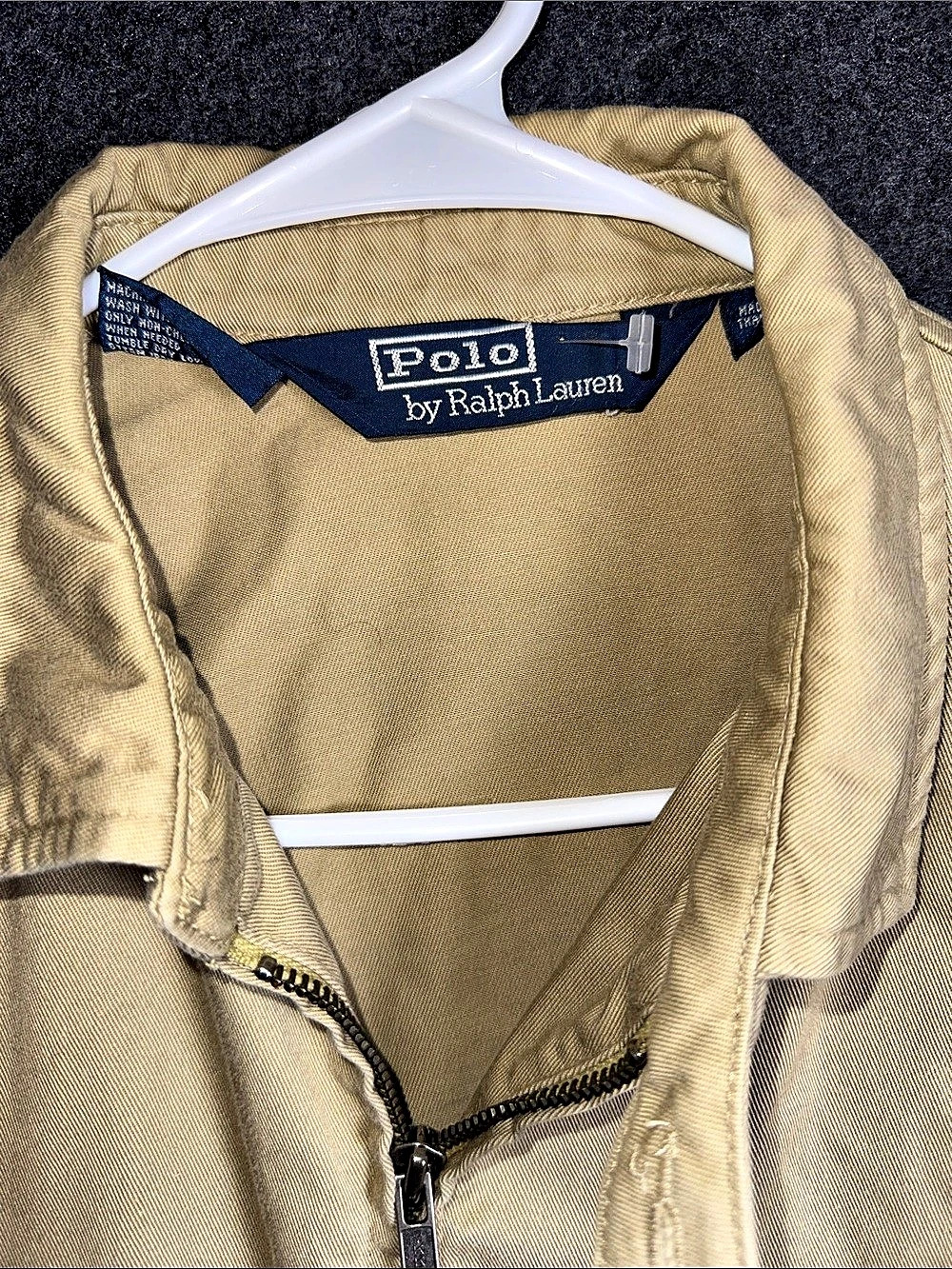 Polo by Ralph Lauren Lightweight Jacket in Beige Size Medium - Picture 3 of 10